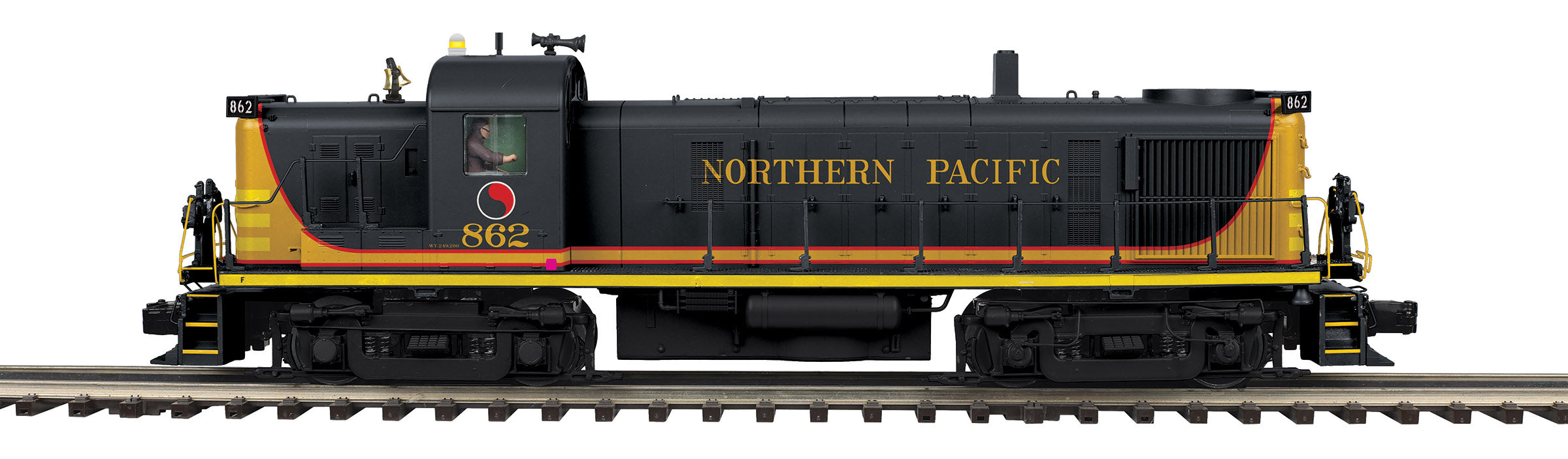 O Scale Premier Northern Pacific RS-3 - Phase 3 Diesel Engine w/Proto-Sound 3.0 (Scale Wheels)