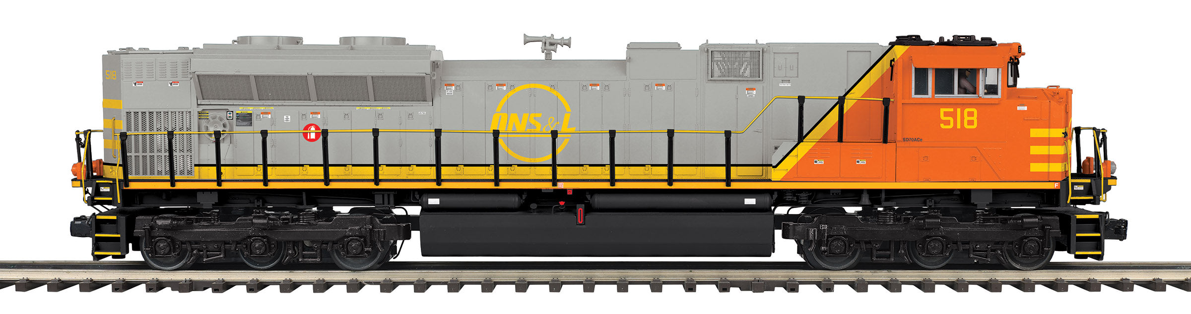 O Scale Premier QNS&L SD70ACe Diesel Engine w/Proto-Sound 3.0 (Scale Wheels)