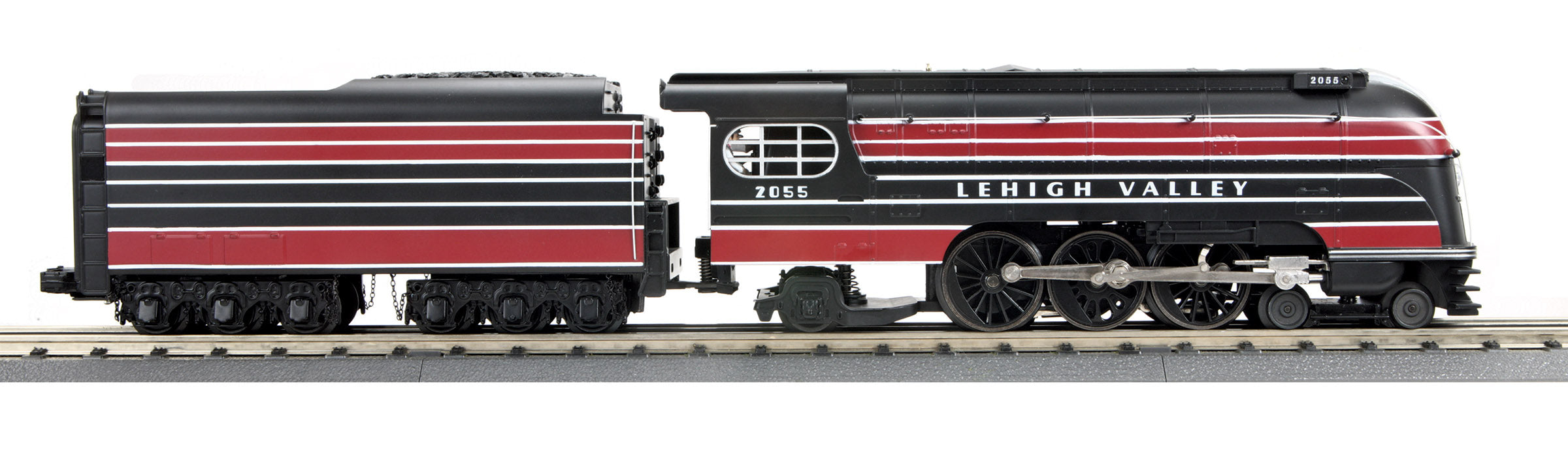 O Gauge RailKing Lehigh Valley 4-6-2 Forty-Niner Steam Engine w/Proto-Sound 3.0