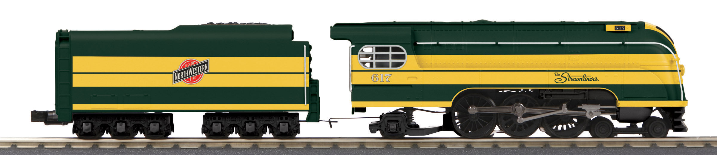 O Gauge RailKing Chicago North Western 4-6-2 Forty-Niner Steam Engine w/Proto-Sound 3.0