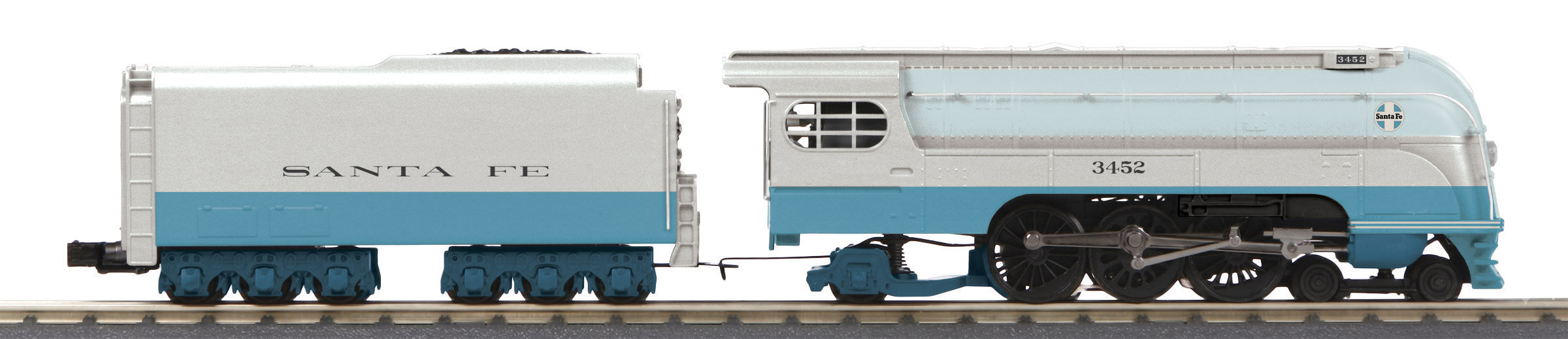O Gauge RailKing Santa Fe 4-6-2 Forty-Niner Steam Engine w/Proto-Sound 3.0