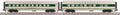 O Gauge RailKing Southern 2-Car 60’ Streamlined Sleeper/Diner