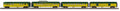 O Gauge RailKing Chicago North Western 4-Car 60’ Streamlined Passenger Set