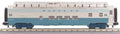 O Gauge RailKing Santa Fe 60’ Streamlined ABS Full-Length Vista Dome Car