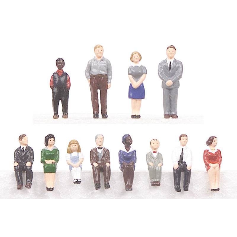 Atlas Layout Accessories - Figure Sets - Premier Heavyweight 12pc Passenger Set #1