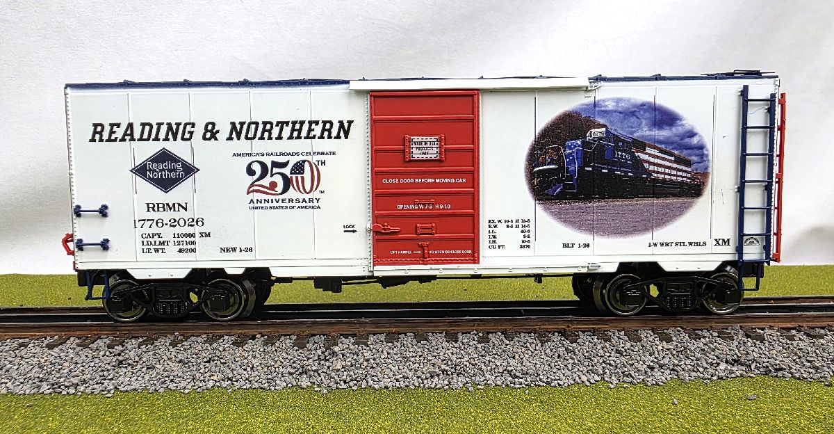 O Boxcar America 250 RBMN #1776