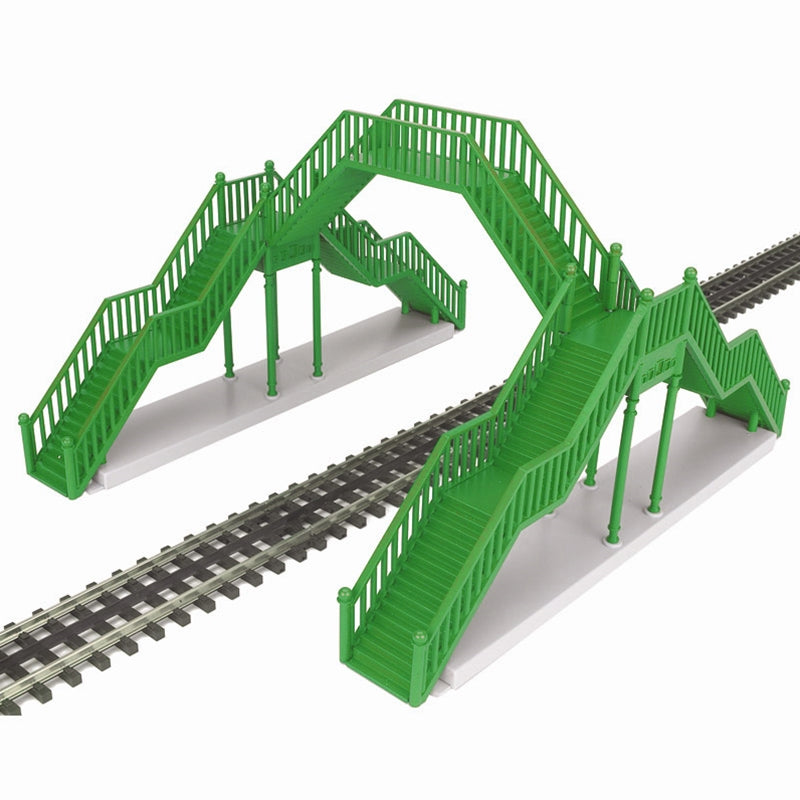 Atlas Layout Accessories - Pedestrian Crosswalks - O Scale Single Track Pedestrian Crosswalk - Green