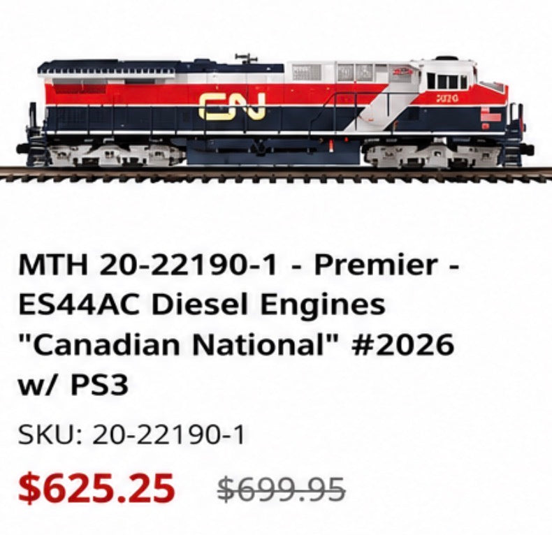 MTH 20-22190-1 CN # 2026
