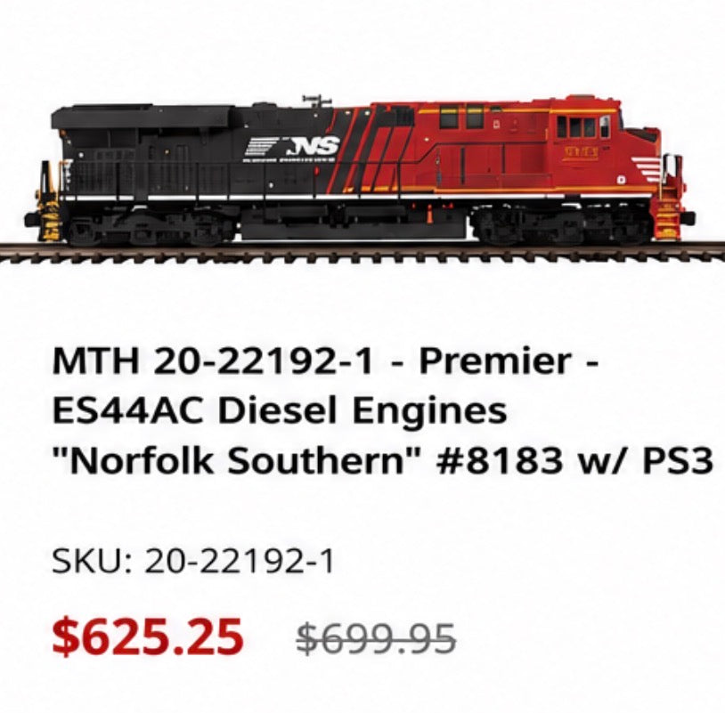 MTH 20-22192-1 #8183 CHICAGO