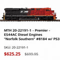 MTH 20-22191-1 # 8184 ALTOONA