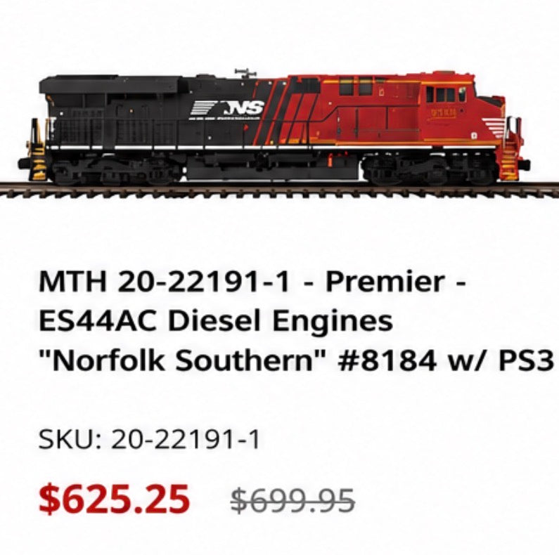 MTH 20-22191-1 # 8184 ALTOONA
