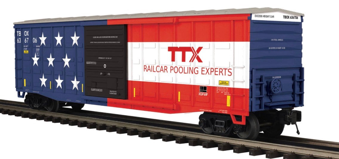 O Scale Premier TTX 50’ Waffle Box Car