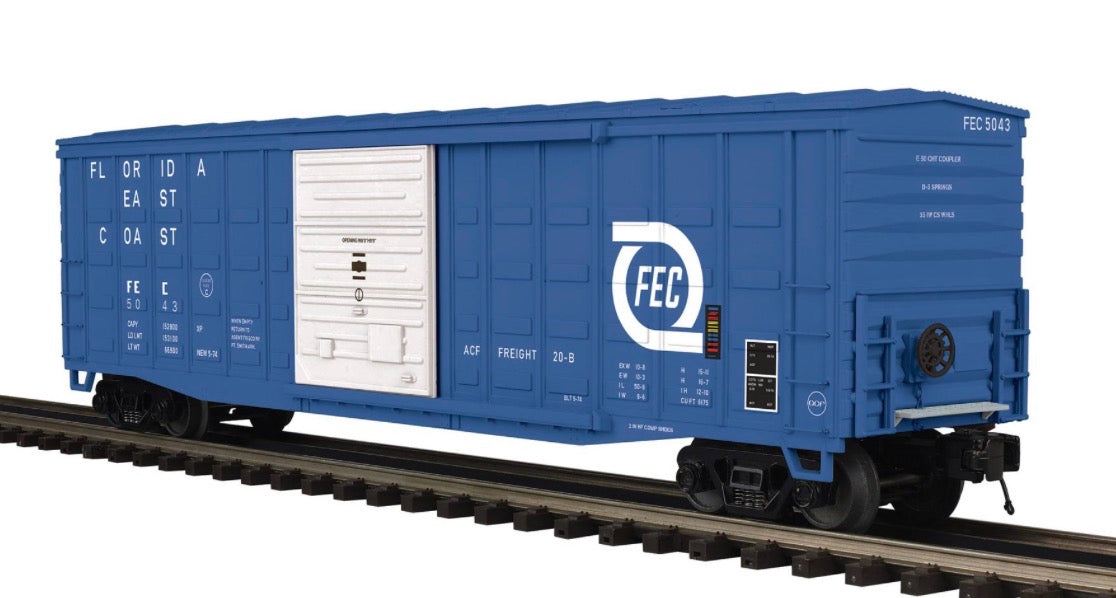O Scale Premier Florida East Coast 50’ Waffle Box Car