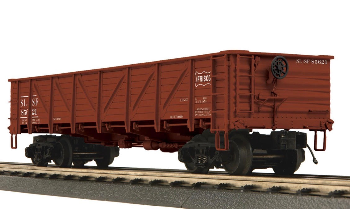 O Scale Premier Frisco 50 Ton Composite Drop Bottom Gondola Car