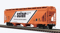 Atlas O 3001627-1 Sclair Road # 46501Orange/White/Black ACF 3-Bay Centerflow Premier Hopper 3-Rail