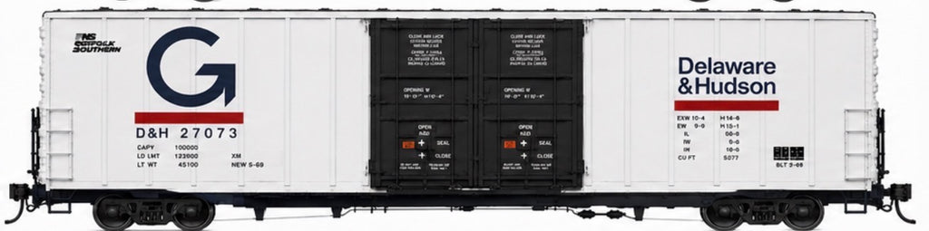 BDE Custom Run - GGD Greenbrier 7550 cf 60' Plate F Boxcar - FIVE PACK