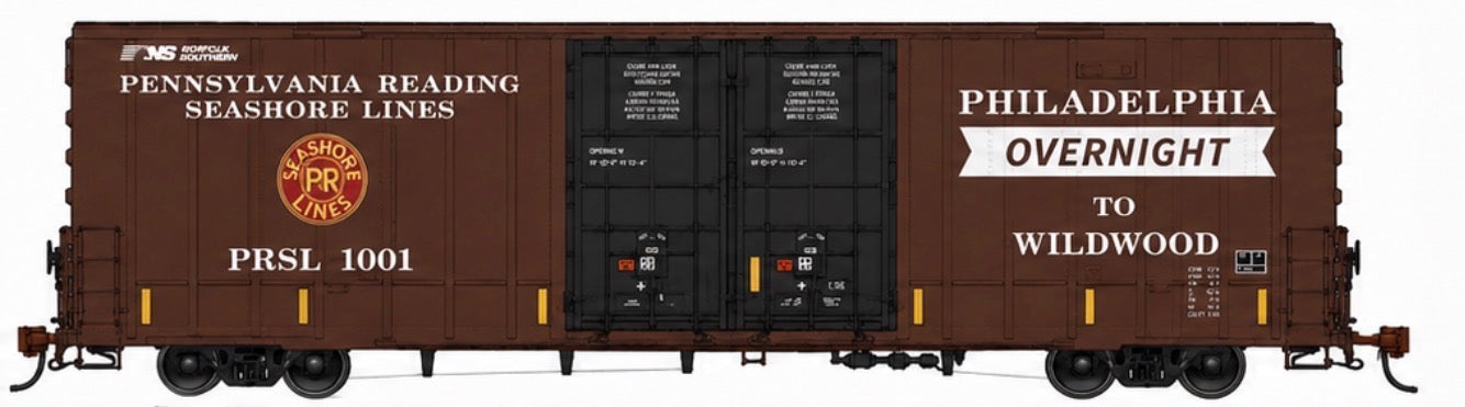 BDE Custom Run - GGD Greenbrier 7550 cf 60' Plate F Boxcar - Pennsylvania Reading Seashore Lines