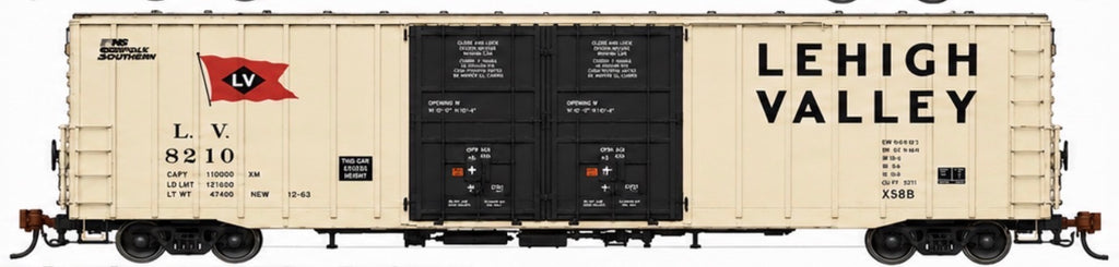BDE Custom Run - GGD Greenbrier 7550 cf 60' Plate F Boxcar - FIVE PACK