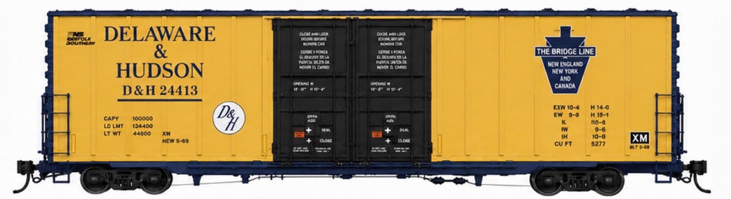 BDE Custom Run - GGD Greenbrier 7550 cf 60' Plate F Boxcar - FIVE PACK