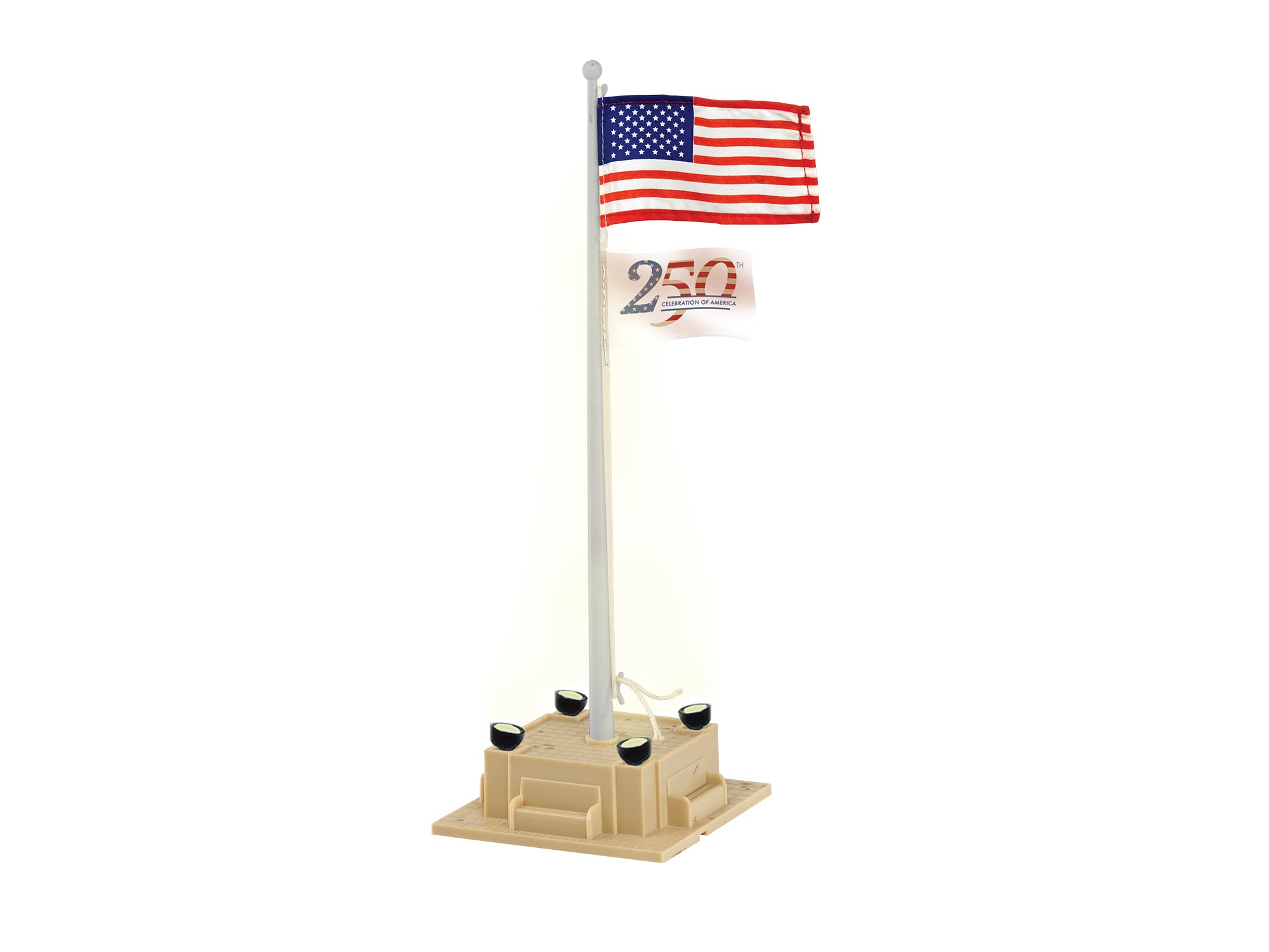 American Celebration 250 Illuminated Flagpole