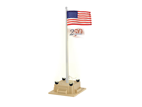 American Celebration 250 Illuminated Flagpole