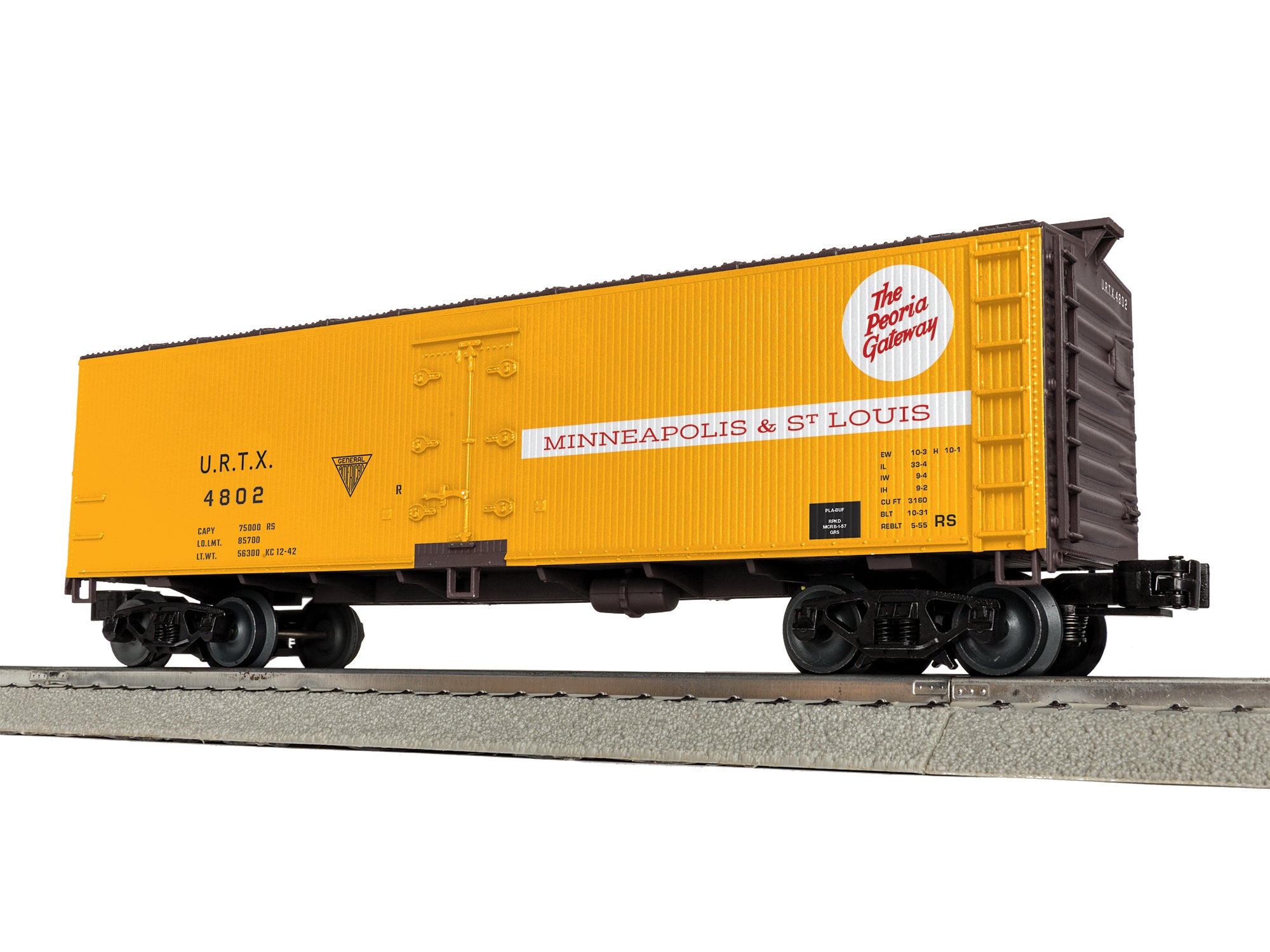 Minneapolis & St Louis Woodside Reefer #4802