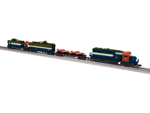American Defense GP38 Freight Set with Bluetooth 5.0
