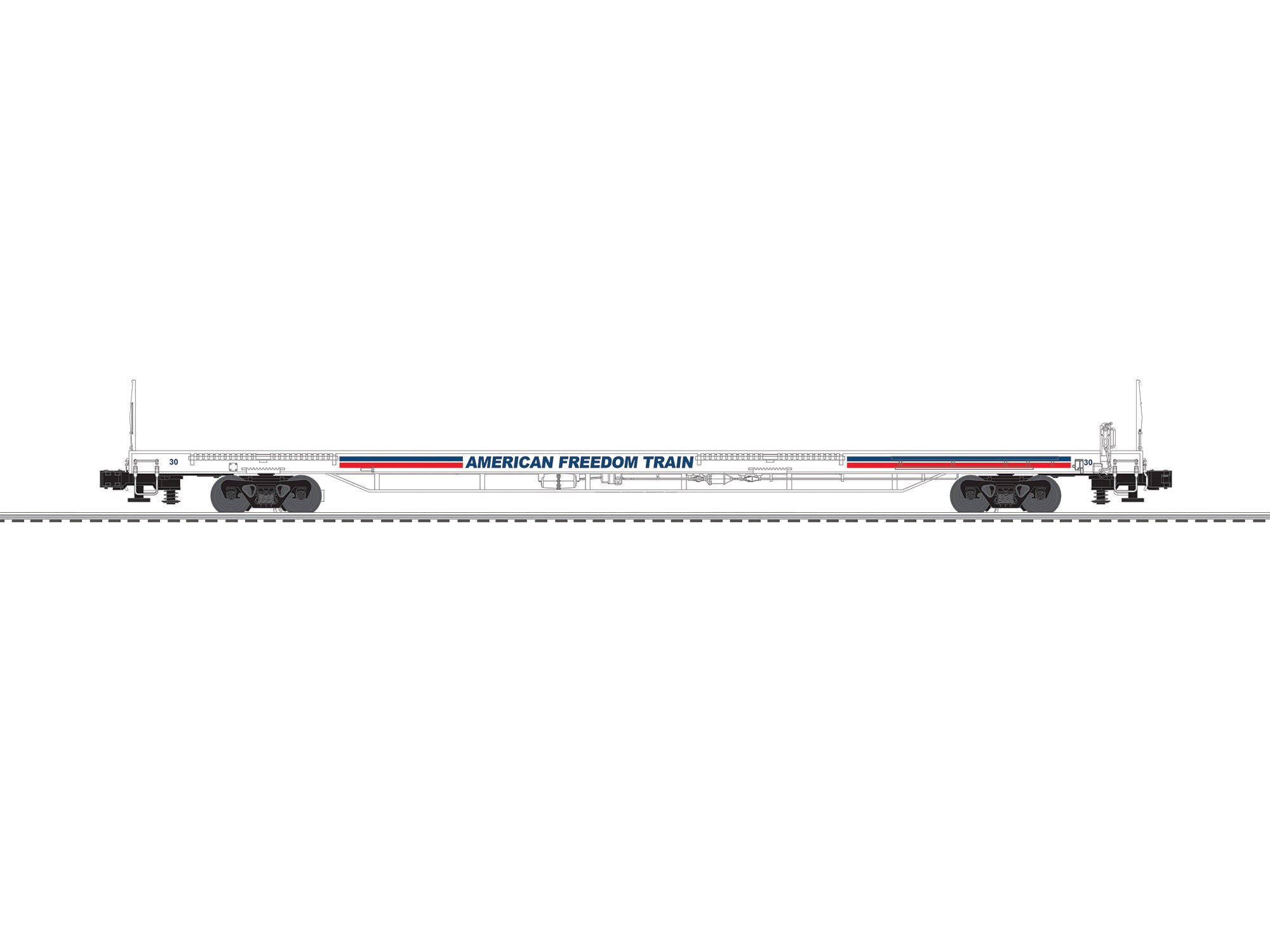 American Freedom Train 85' Flatcar #31