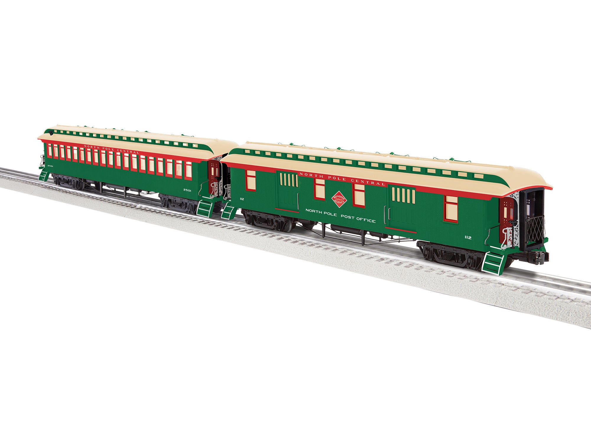 North Pole Central Wood Passenger Two-Pack A