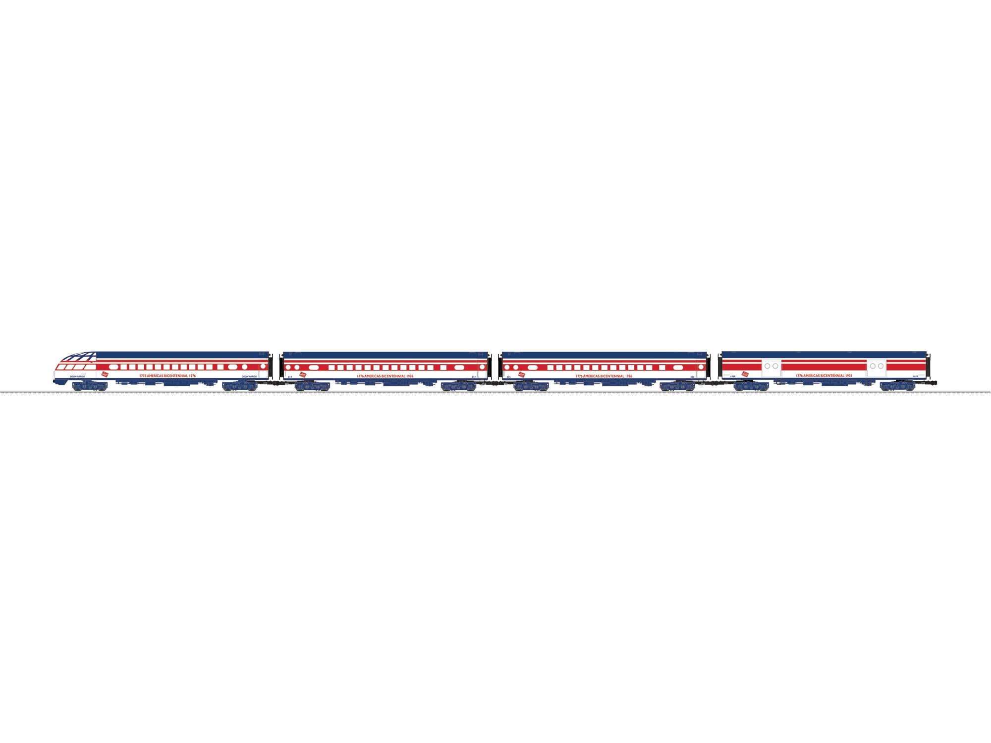 Milwaukee Road Bicentennial Aluminum 4 Pack