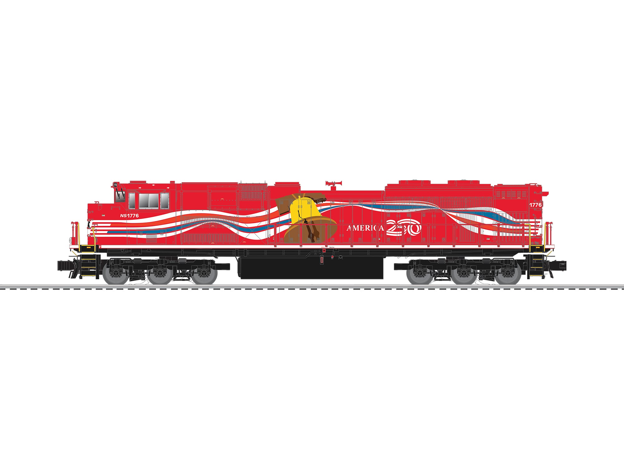 NORFOLK SOUTHERN NON-PWD SD70ACE #1776