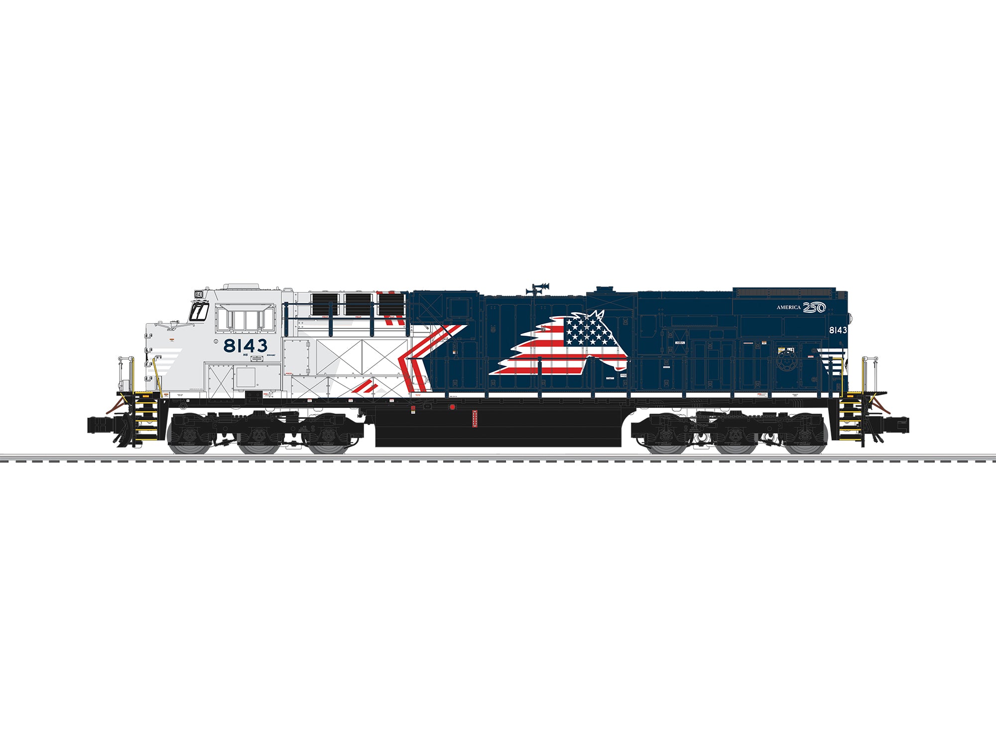Norfolk Southern LEGACY ES44AC #8143