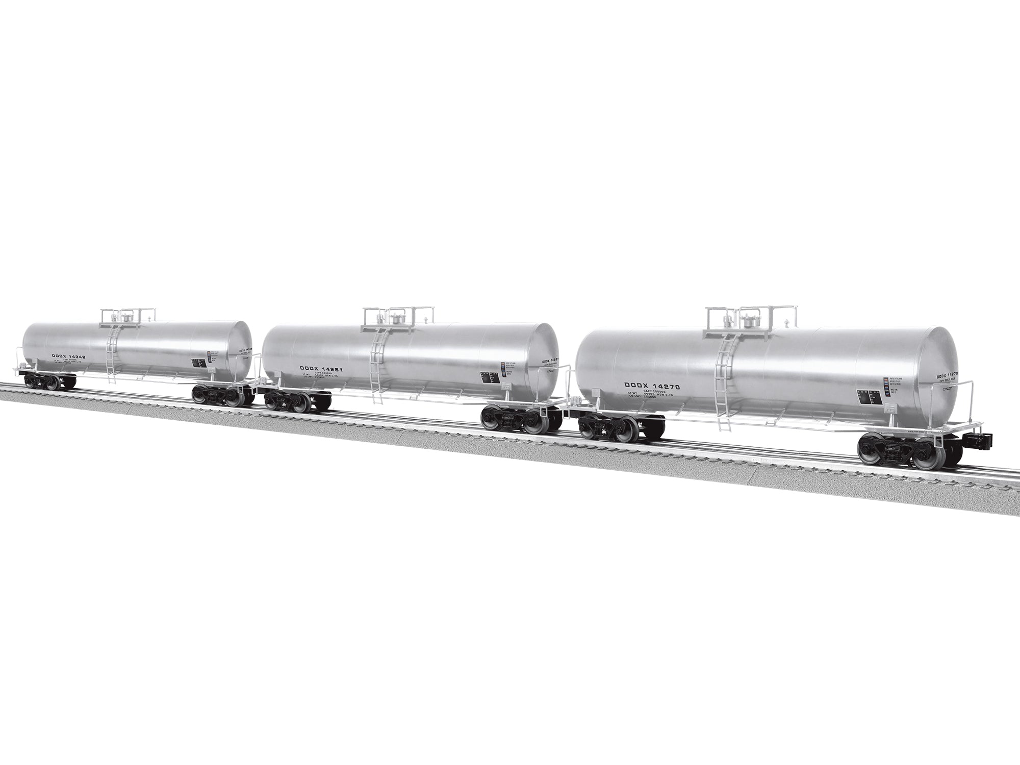 DODX 50' Tank Car 3 Pack