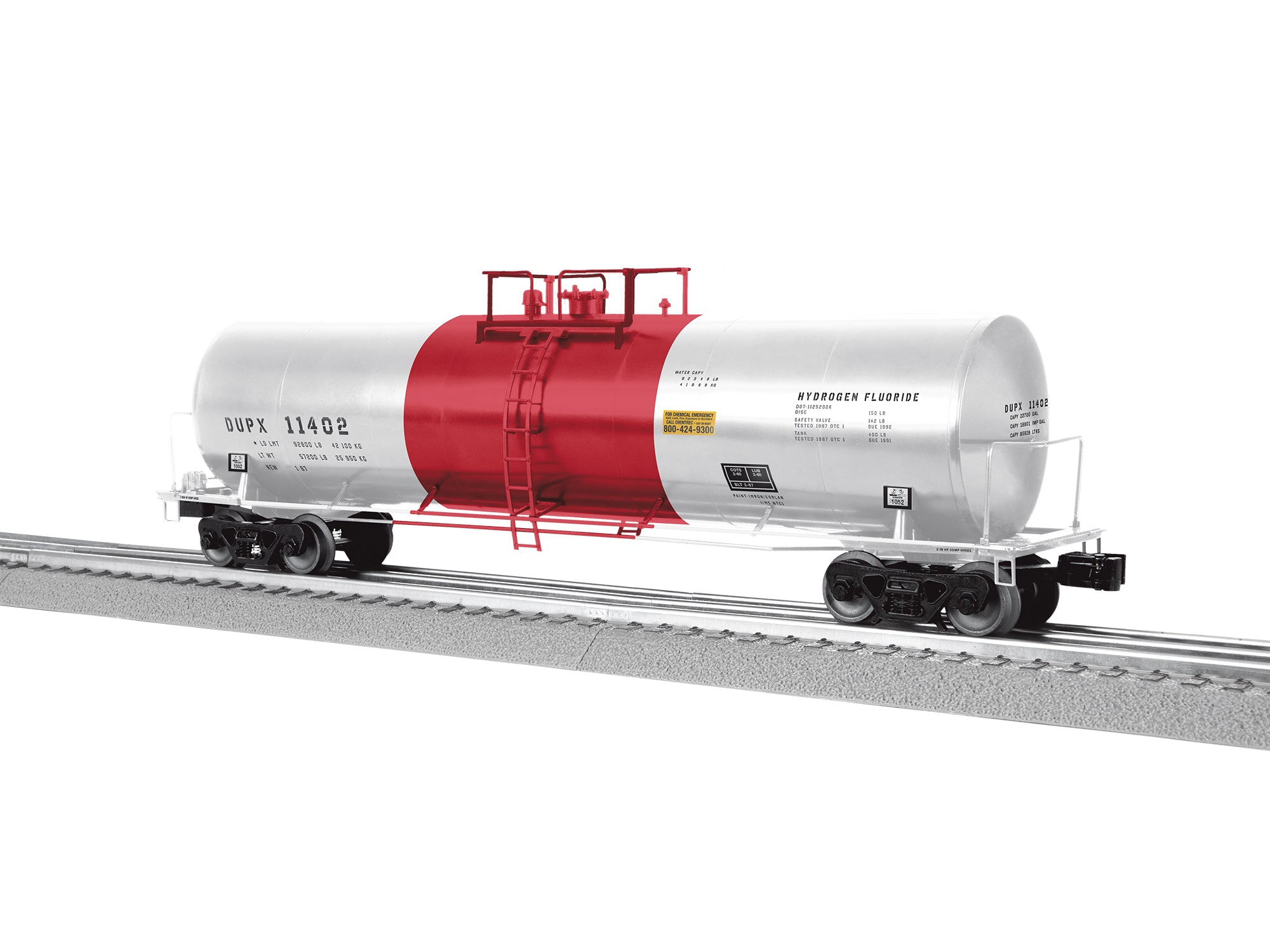 DUPX 50' Tank Car #11402