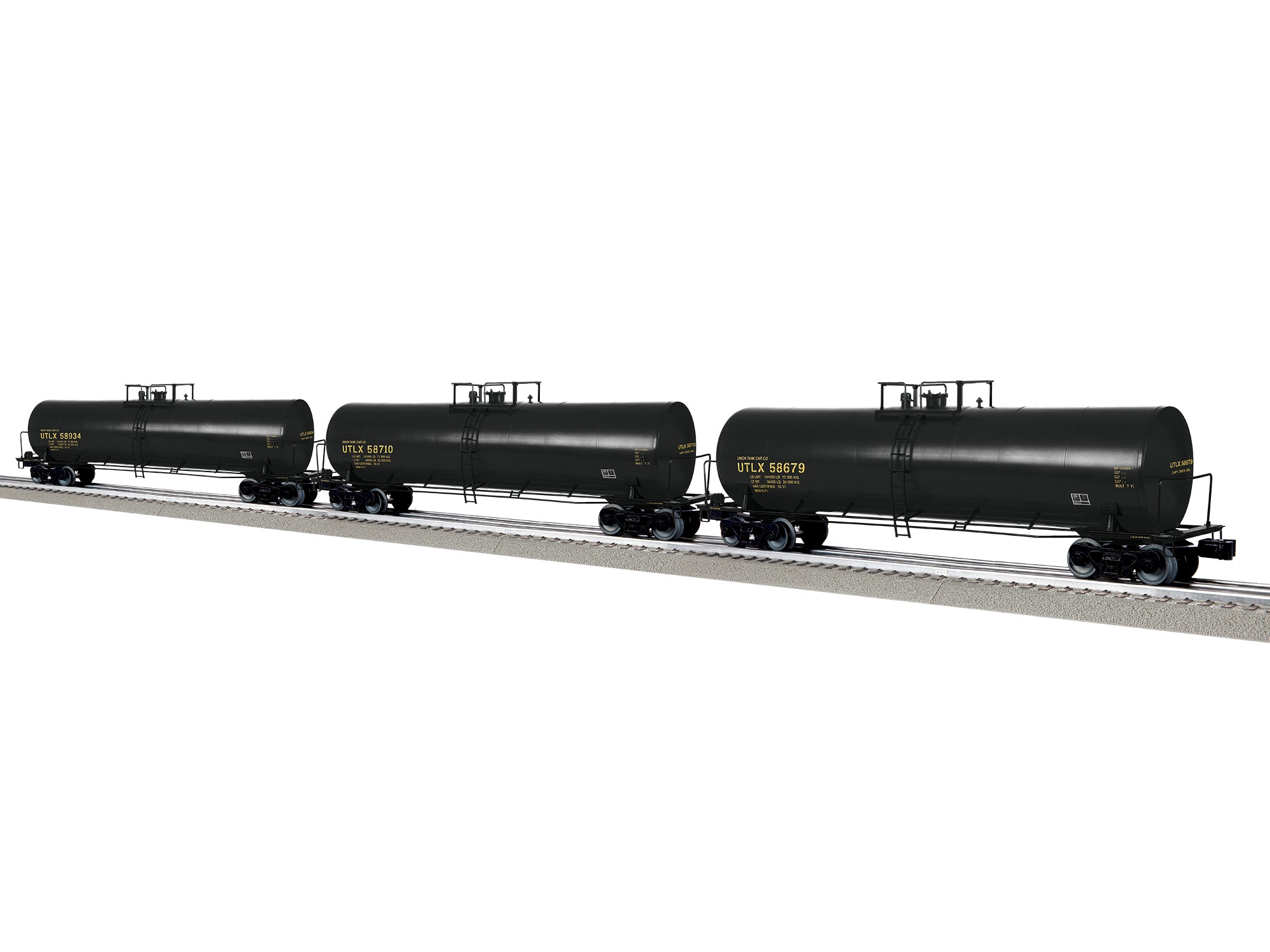 UTLX 50' Tank Car 3 Pack