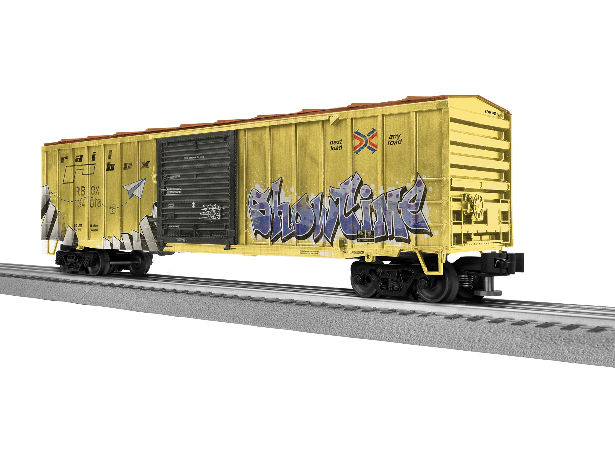 Weathered Railbox 50' Boxcar #34018