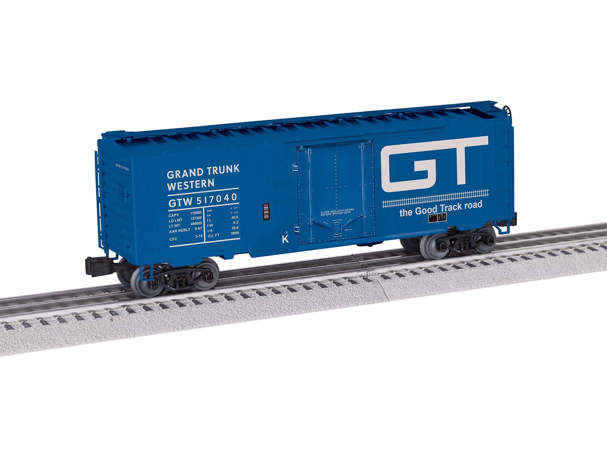 Grand Trunk Western 40' Plug Door Boxcar #517040