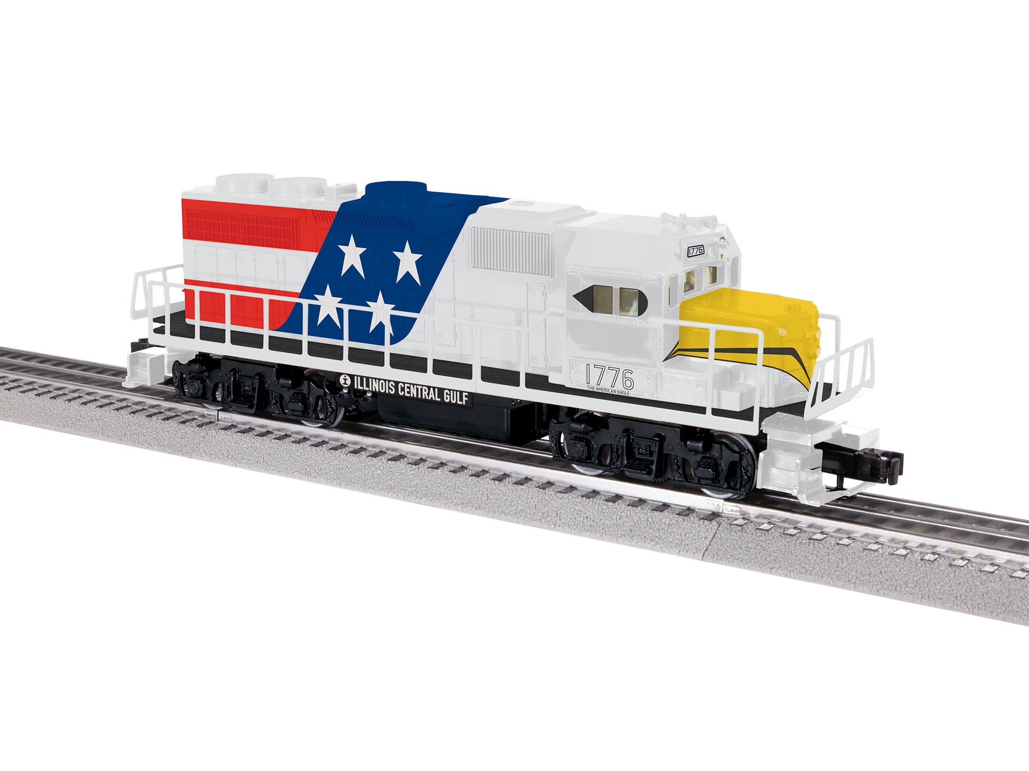 Illinois Central Gulf LionChief GP38 #1776