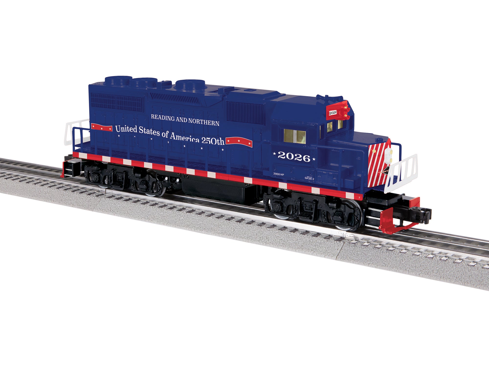 Reading and Northern LionChief GP38 #2026