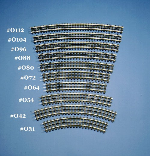 Ross O42 Curved Track (21" Radius, 8 Sections per Circle)