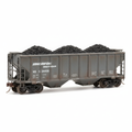 RMT 662xx O Gauge 70 Ton 3-Bay Coal Hopper with Load