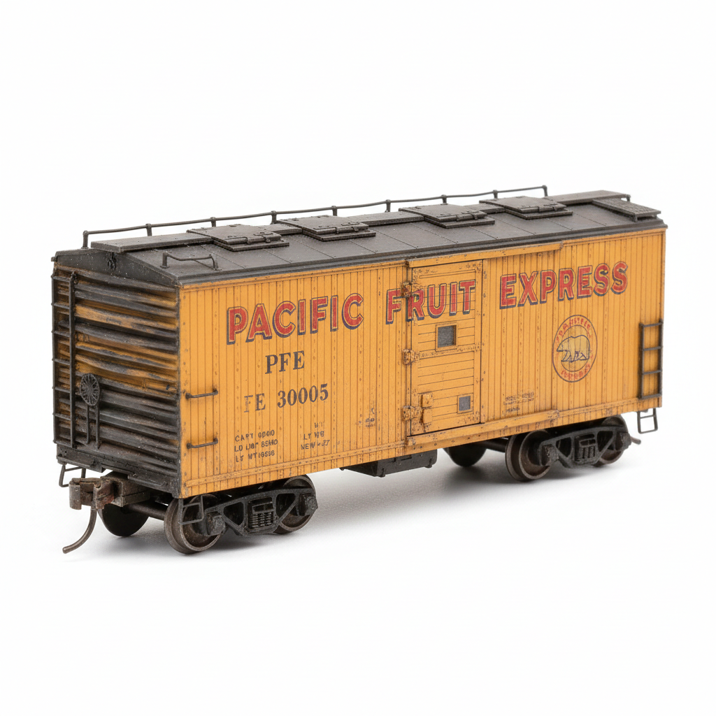 RMT 861xx O Gauge 36 ft Wood Side Reefer Car - New 2026