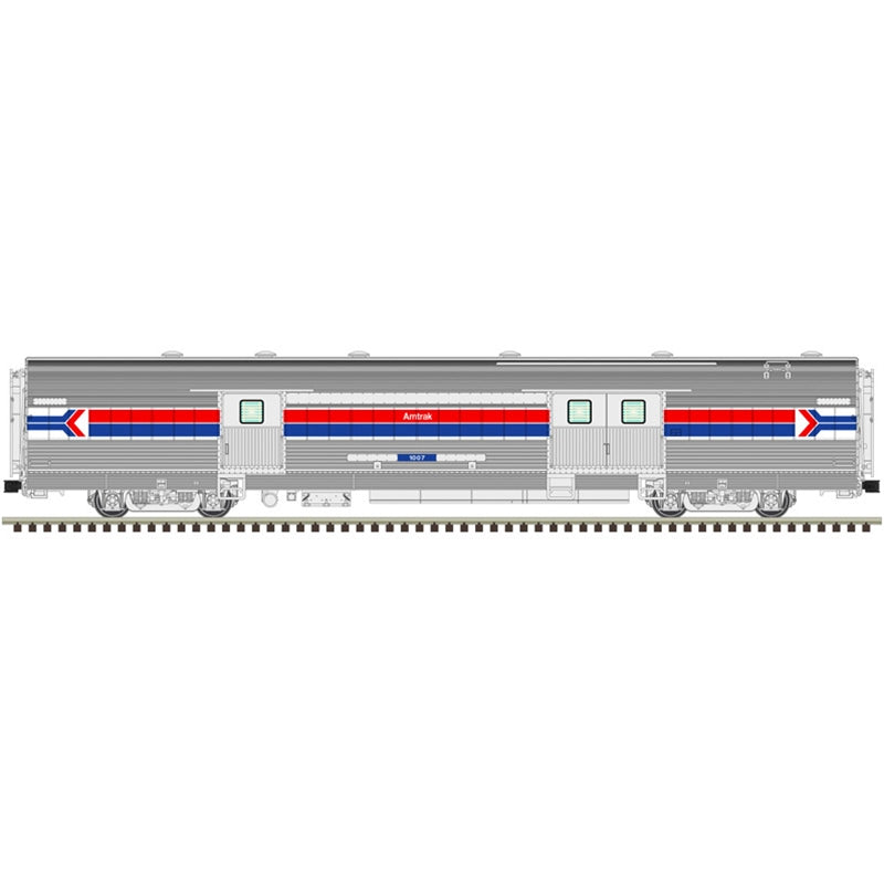 Atlas Master O CZ Passenger Car - 4 Packs - 3-Rail - Amtrak California Zephyr 4-Car Set A
