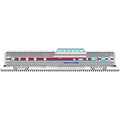 Atlas Master O CZ Passenger Car - 4 Packs - 3-Rail - Amtrak California Zephyr 4-Car Set B