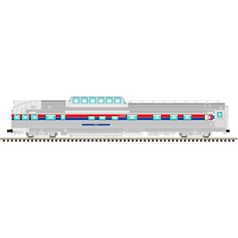 Atlas Mster O CZ Passenger Cars - Individual Cars - 3-Rail - Amtrak "1977 Transcontinental Steam Excursion" - 9310