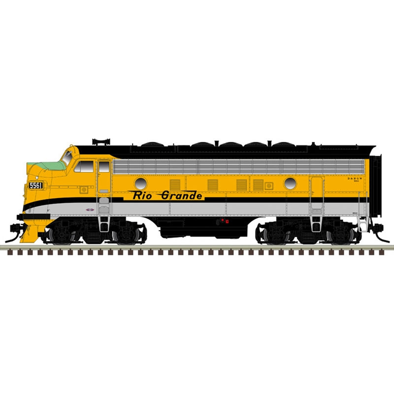 Atlas Master O F7 Locomotive - 3-Rail Analog - Denver Rio Grande & Western - 5561