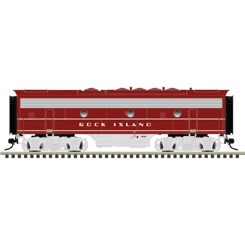 Atlas Master O F7 Locomotive - 3-Rail Analog - Rock Island - 15